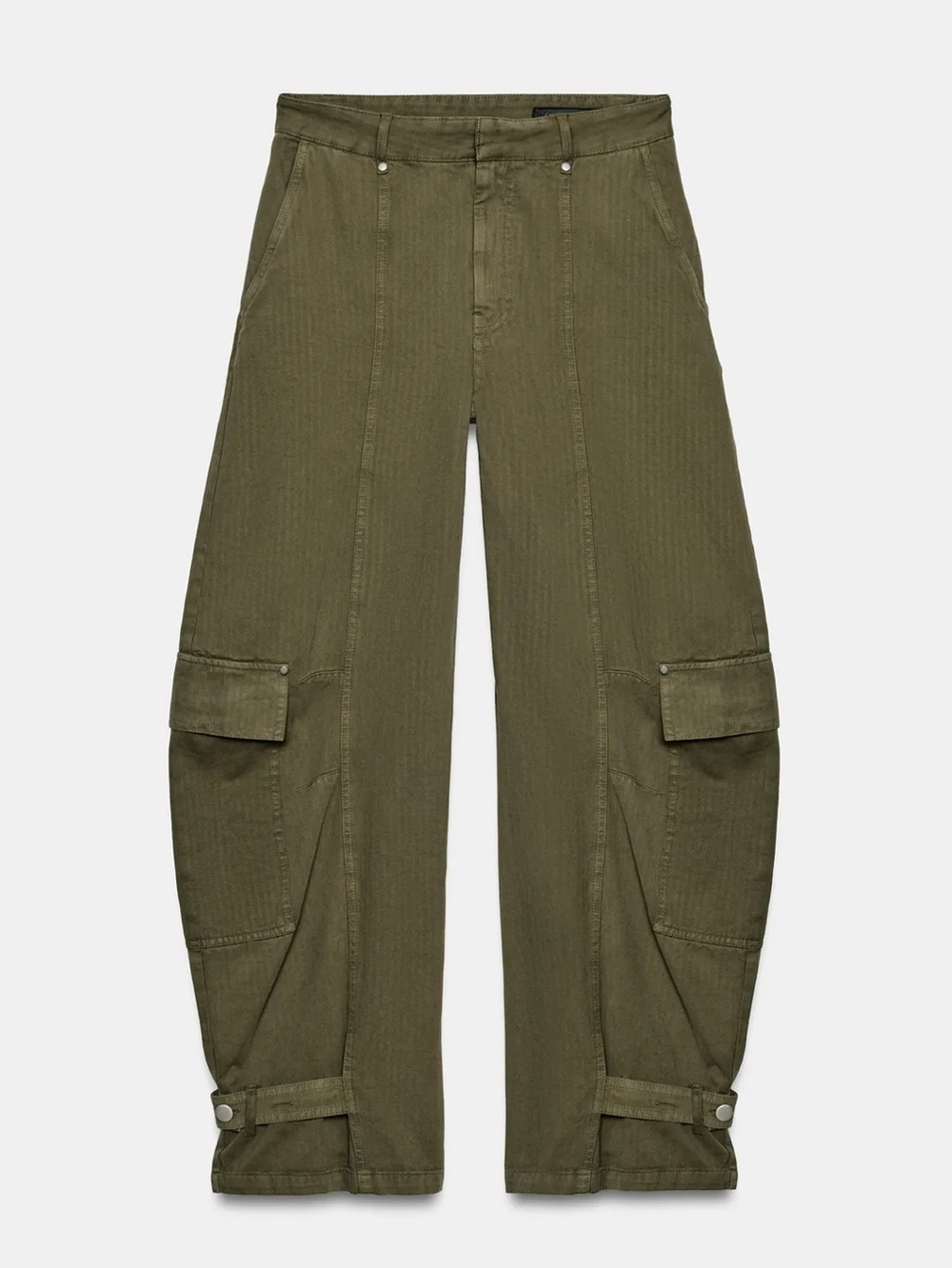 Zara ZW COLLECTION BARREL CARGO PANTS